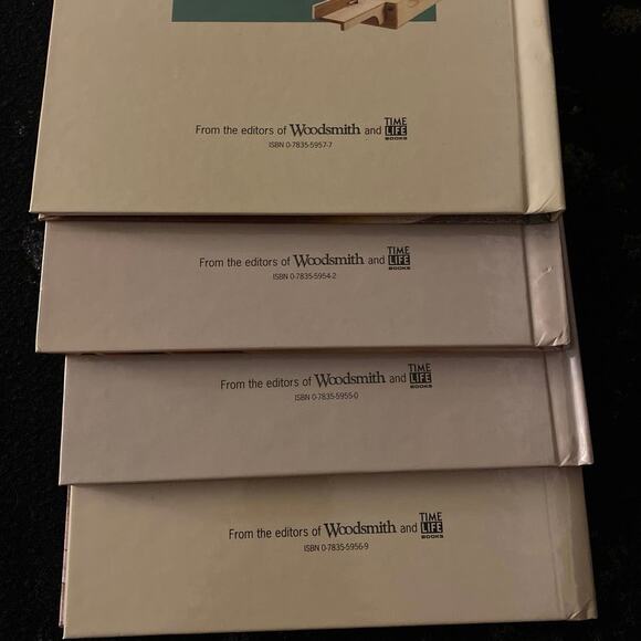 Woodsmith Custom Woodworking Lot of 4 Table Desk Chair Shop Cabinet Carpentry - Picture 9 of 9